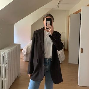 Babaton New Agency Blazer in Brown